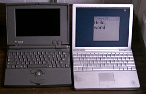 PowerBook 100 and friend